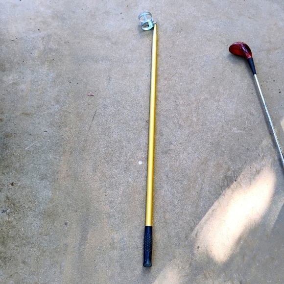 OLD SCHOOL Golf Ball Retriever: Telescopic: Aluminum: Extends to 9 Feet: Light​​ - Picture 1 of 4